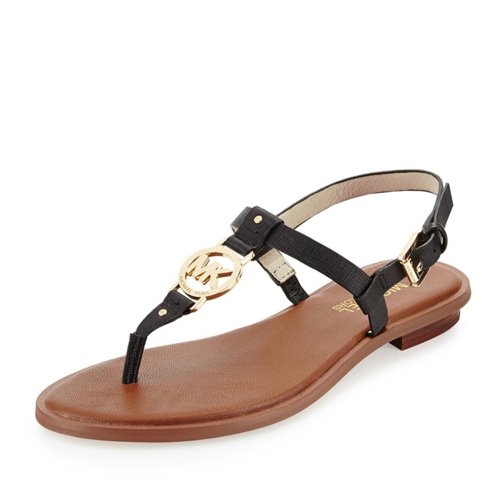Michael Kors Sondra Logo Thong Sandal, Black
